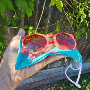 Classic Round Circle G Disco Desert Dust Goodr Sunglasses